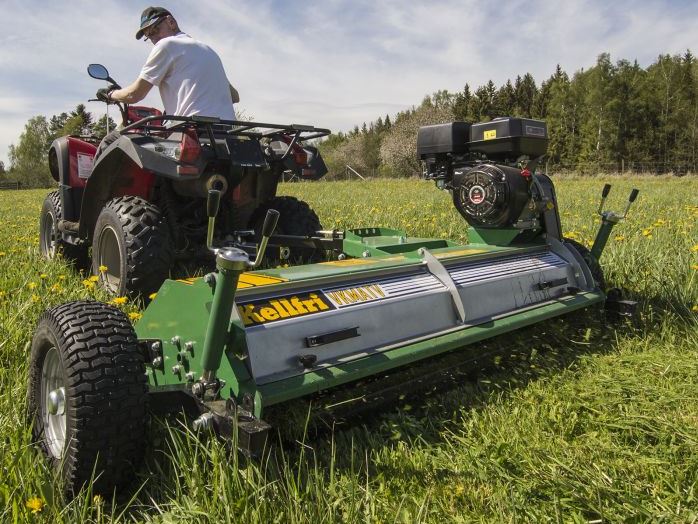 KELLFRI ATV Trailed 1.5m Flail Mower with flap