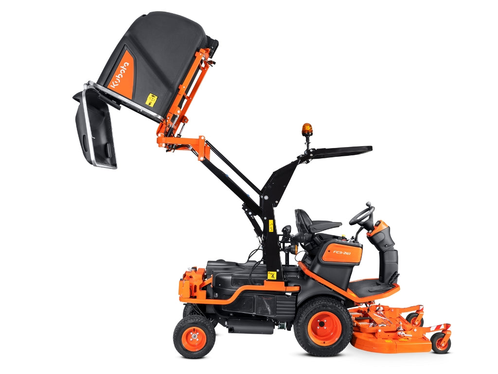 KUBOTA FC3-261 Rideon Mower with High Dump Collector