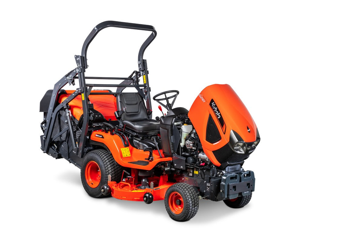 KUBOTA G231 HD Rideon Mower with 48" Deck and High Dump Collector