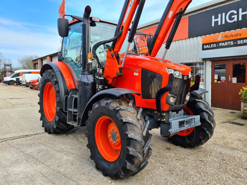 Kubota M135GX-IV Tractor with Quicke Q4s Loader