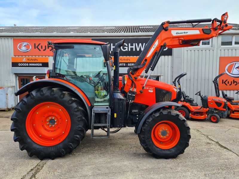 Kubota M135GX-IV Tractor with Quicke Q4s Loader