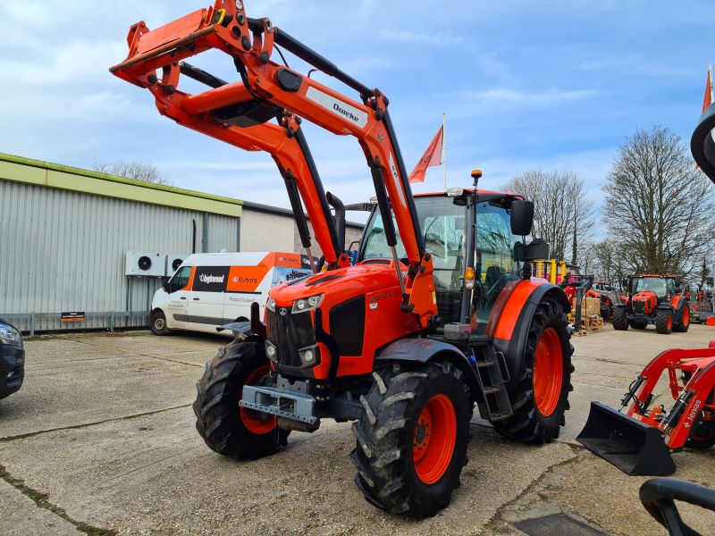 Kubota M135GX-IV Tractor with Quicke Q4s Loader