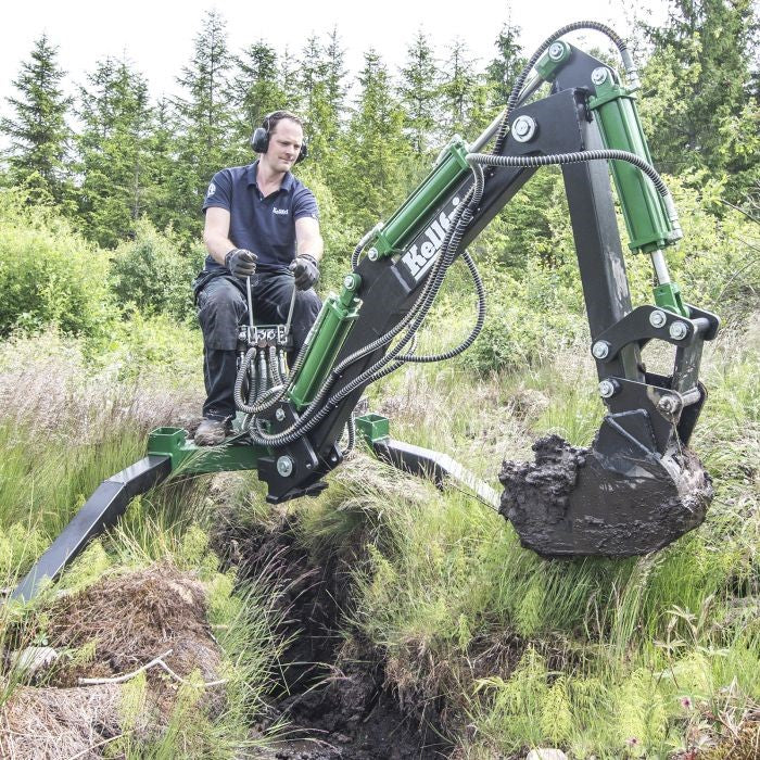 KELLFRI Rear Tractor Mounted Digger with 30cm Bucket