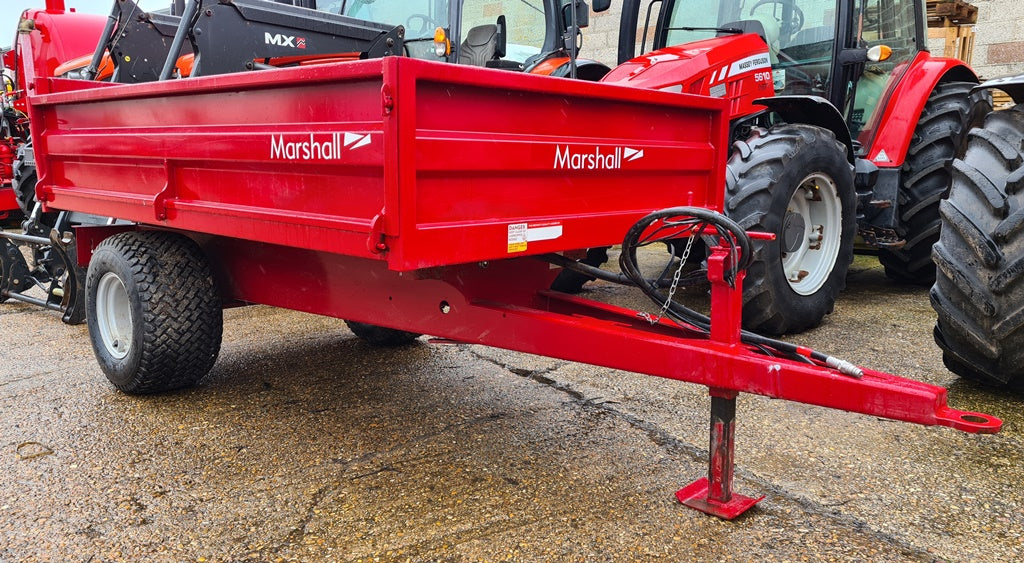 Marshall 2t Tipping Trailer for Compact Tractors