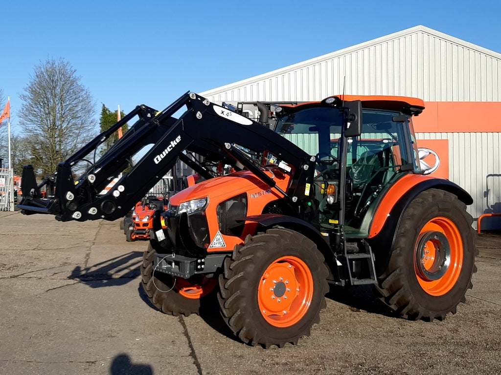 Quicke X4s Loader (in Kubota Orange) to fit Kubota M5-111 or M5-112